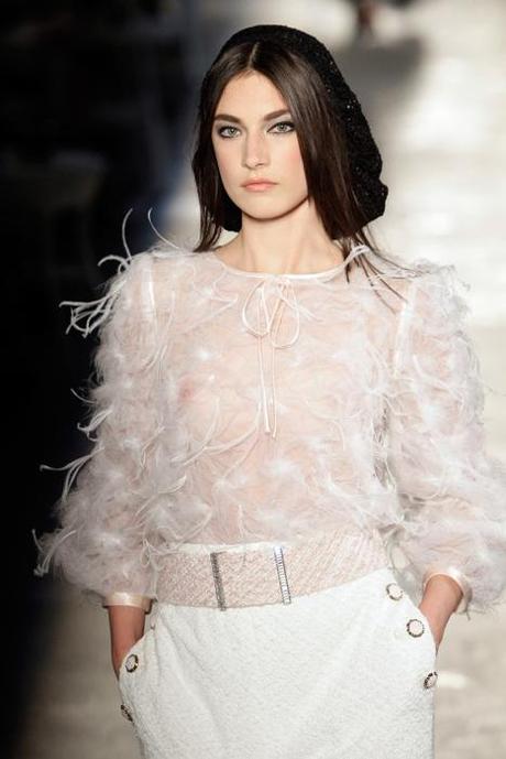 Dall'alta moda di Parigi gli abiti in piume / Paris Haute Couture wear feather dress