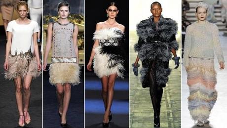 Dall'alta moda di Parigi gli abiti in piume / Paris Haute Couture wear feather dress