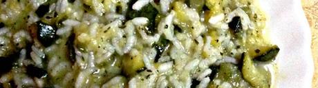 Risotto con zucchine e limone