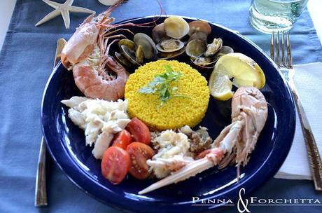 Cous cous di pesce - Cous cous with fish