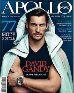 David Gandy in Dolce & Gabbana su Apollo Novo magazine