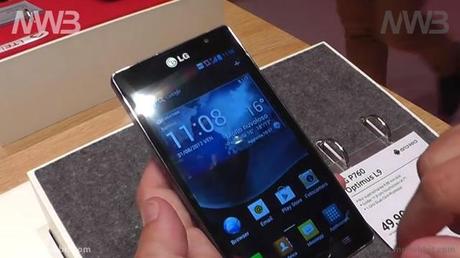 Anteprima Lg Optimus L9  presentato IFA 2012