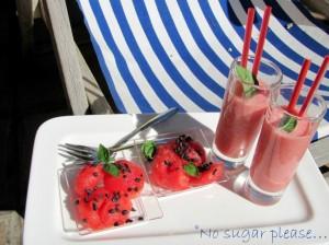 Idee per un drink estivo: l’anguria a bordo piscina