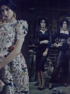 Dolce & Gabbana Alta Moda by Paolo Roversi su Vogue Italia