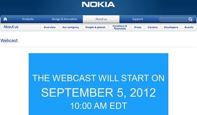 In diretta streaming il 5 settembre il Nokia World 2012