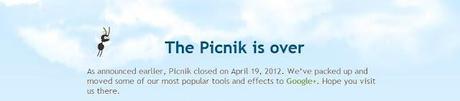Bye Bye Picnik