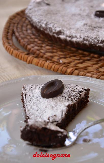 Torta al cioccolato bassa