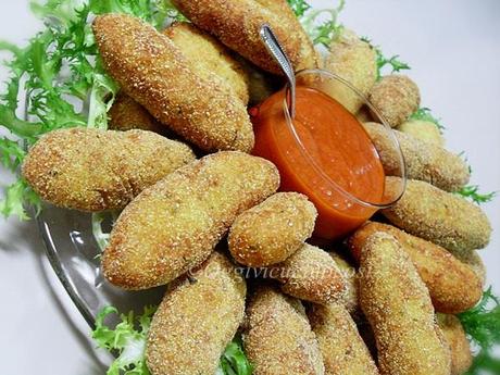 Croquettes di patate imbottite