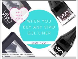 Vivo Cosmetics: Acquista un eyeliner in gel hai in regalo le ciglia finte