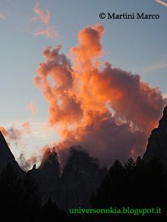 Nuvole Rosa sulle Dolomiti by Martini Marco