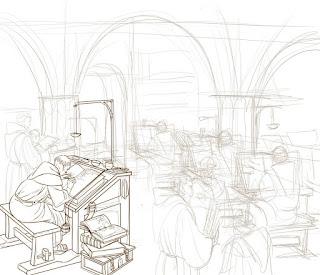 work in progress: lo scriptorium mediovale