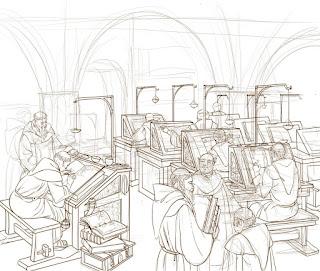 work in progress: lo scriptorium mediovale