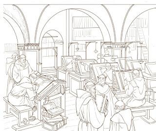 work in progress: lo scriptorium mediovale