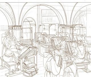 work in progress: lo scriptorium mediovale