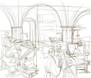 work in progress: lo scriptorium mediovale