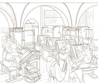 work in progress: lo scriptorium mediovale