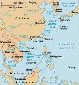 I Mari Cinesi e l'Oceano Pacifico: tra la Cina e il Giappone