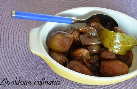 Scalogni all'aceto balsamico