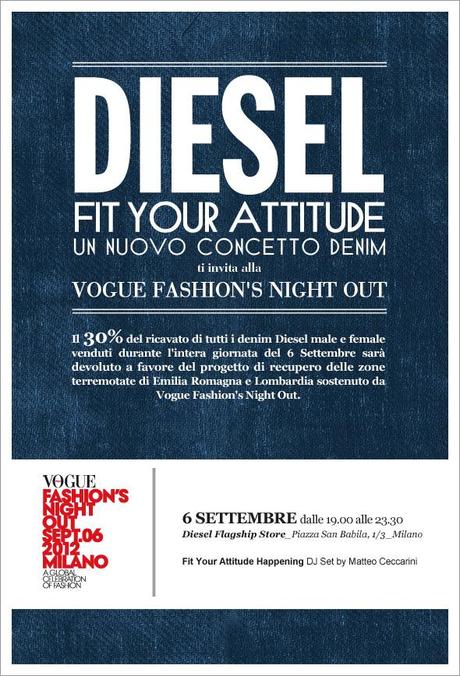 DIESEL for Vogue Fashion Night Out‏ [Fit your Attitude]