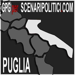 Sondaggio GPG: PUGLIA, PDL 25,5%, PD 21%, SEL 12,5%