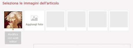 Web editor accessibile direttamente per ogni immagine caricata su ulaola