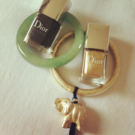 Golden Jungle Croco Effect Nail Polish by Christian Dior