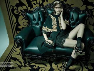 Paméla in Dolce & Gabbana su Elle Quebec