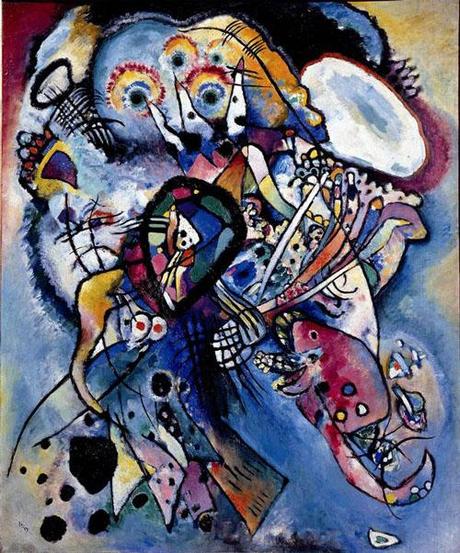 Wassily Kandinsky, Due ovali (Composizione n. 218), 1919, olio su tela, San Pietroburgo, Museo di Stato Russo, © Wassily Kandinsky, by SIAE 2012