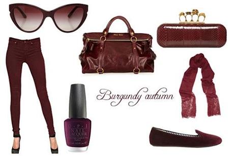 Burgundy is the new black