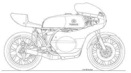 Motorcycle Art - Mick's Motorcycle drawings