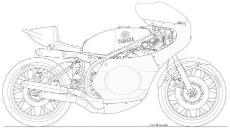 Motorcycle Art - Mick's Motorcycle drawings