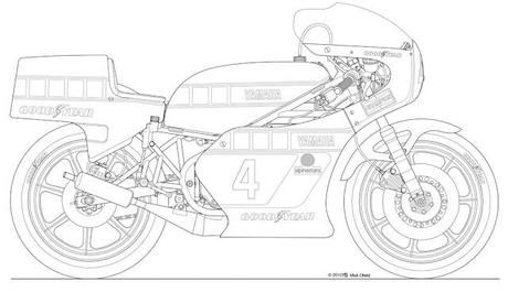 Motorcycle Art - Mick's Motorcycle drawings