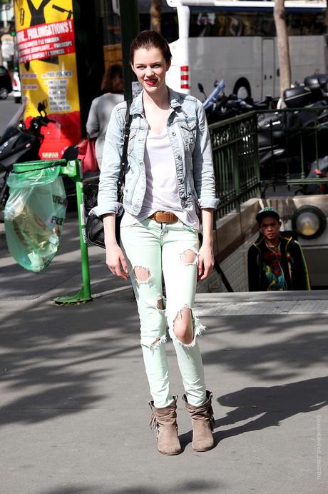 In the Street...Models Off-Duty...Antonia, Paris