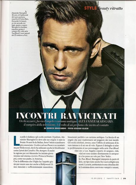 Intervista ad Alexander Skarsgård su Vanity Fair Italia