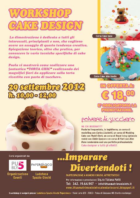 Corsi di Cake design & Workshop a Monza Brianza.