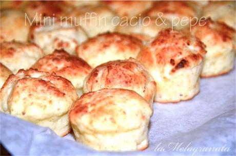 Mini muffin cacio & pepe.