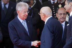 Mario Monti e Giorgio Napolitano