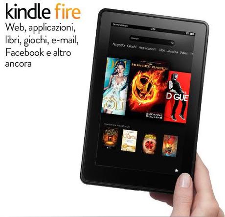 Amazon lancia il Kindle Fire