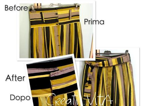 [CUCITO] Rinfreschiamo una gonna vecchio stile - Upcycling an old stile skirt!