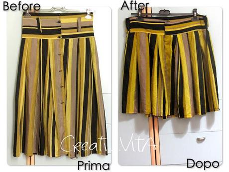 [CUCITO] Rinfreschiamo una gonna vecchio stile - Upcycling an old stile skirt!