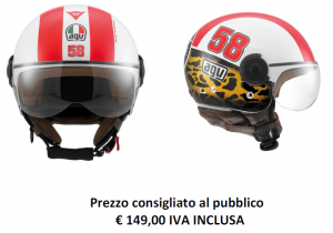 Simoncelli Tribute Helmets: un integrale ed un jet, con i quali AGV ricorda il campione Marco Simoncelli