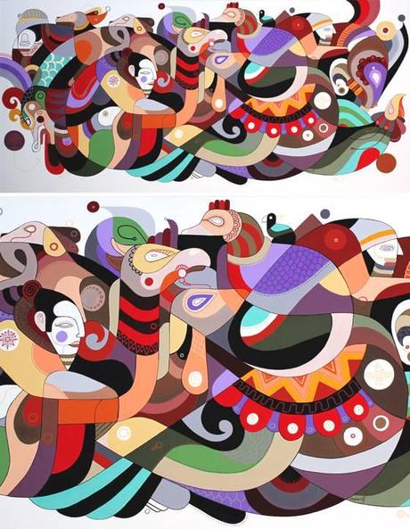 AFFASCINANTI SIMBOLI E PATTERNS NELLE OPERE DI FERNANDO CHAMARELLI