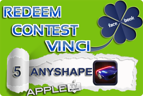 REDEEM CONTEST : VINCI 5 APP ANYSHAPE