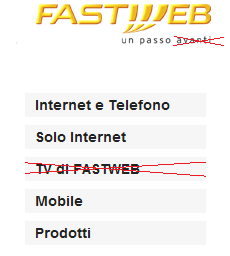 Fastweb spegne la sua TV in anticipo