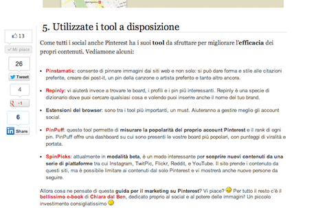 Ninja Marketing parla del mio ebook su Pinterest