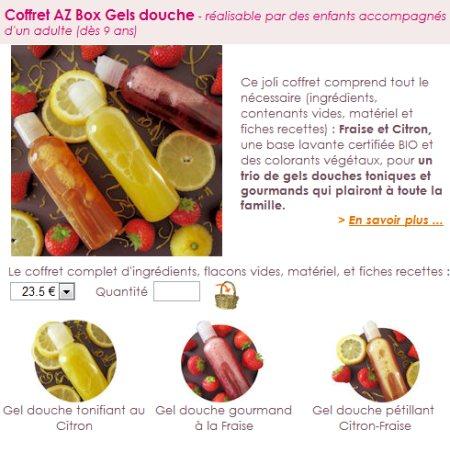 Aroma-Zone: recensione AZ Box Gels Douche