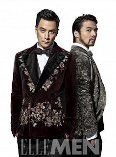Daniel Wu & Stephen Fung in Dolce & Gabbana su Elle Men China