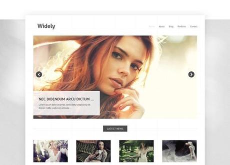 Template WordPress gratis in stile minimal