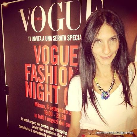 Vogue Fashion's Night Out 2012 Milano...very very cool night