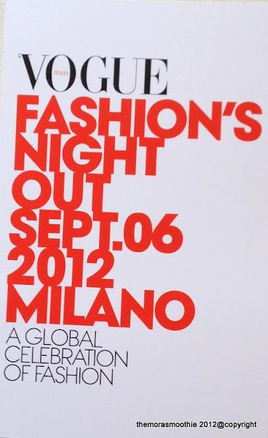 Vogue Fashion's Night Out 2012 Milano...very very cool night